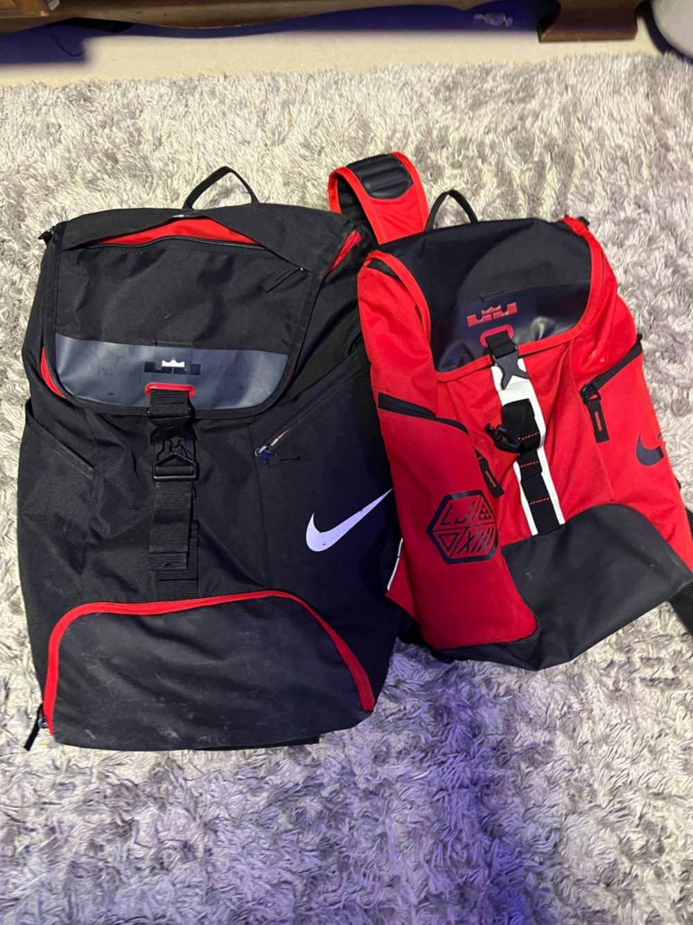 Nike Black & Red Men’s Dual-Compartment Backpack